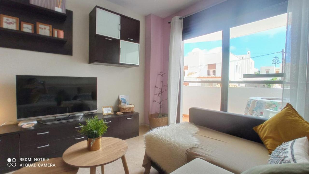 La Pita- Terraza Con Vistas Al Mar & Parking, A 1 Min De La Playa Apartamento Carboneras Exterior foto
